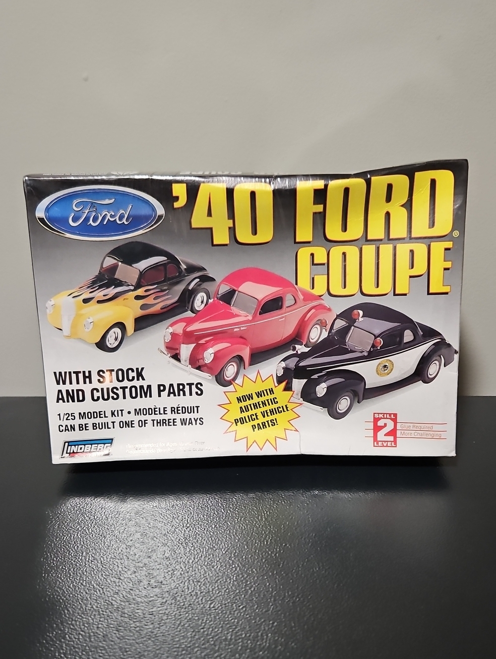1940 Ford Coupe Custom Parts Plastic Model Kit By Lindberg